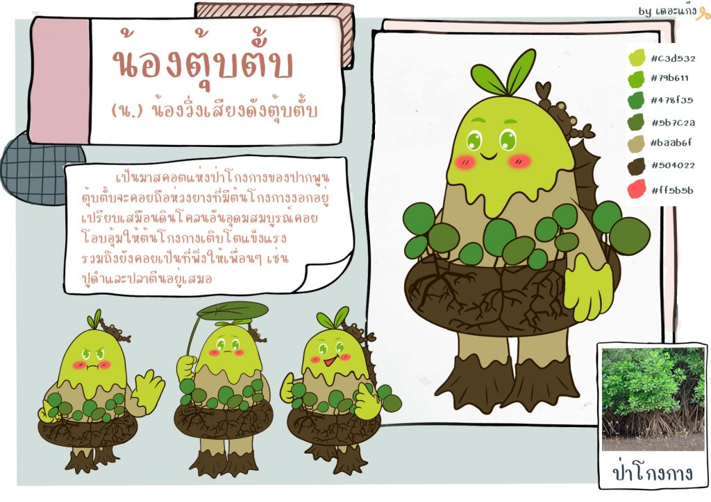 การอบรมการออกแบบมาสคอตภายใต้แนวคิดการออกแบบเพื่อชุมชน