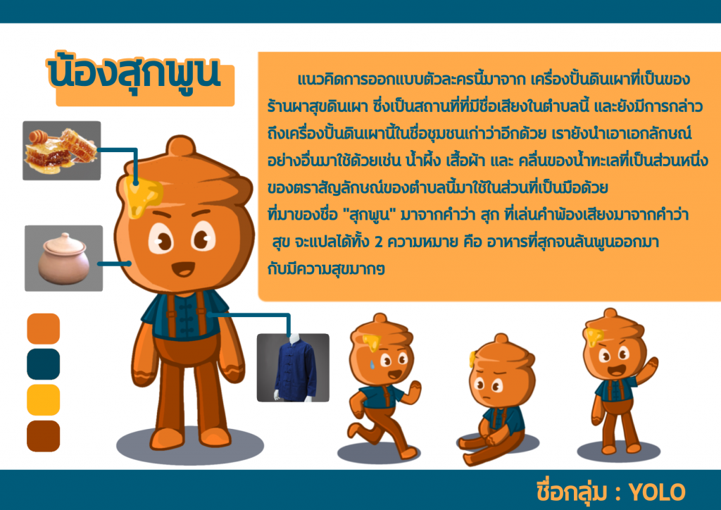 การอบรมการออกแบบมาสคอตภายใต้แนวคิดการออกแบบเพื่อชุมชน