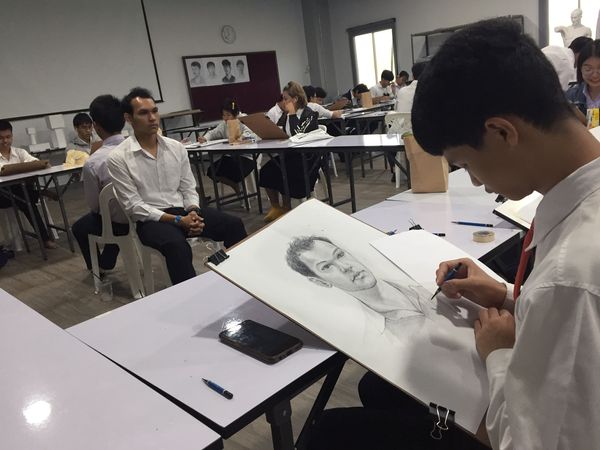 หลักสูตรเทคโนโลยีมัลติมีเดียแอนิเมชันและเกม ชวนน้องเรียนวิชาวาดเส้นพื้นฐาน