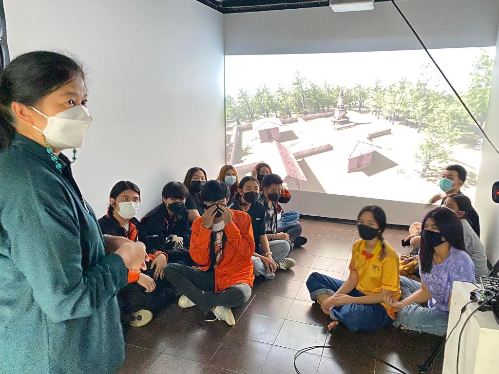 MTA Walailak University with Walailak Cultural Ashram Transfer knowledge about Virtual reality and apply it to the presentation of the ancient site of Tumbang