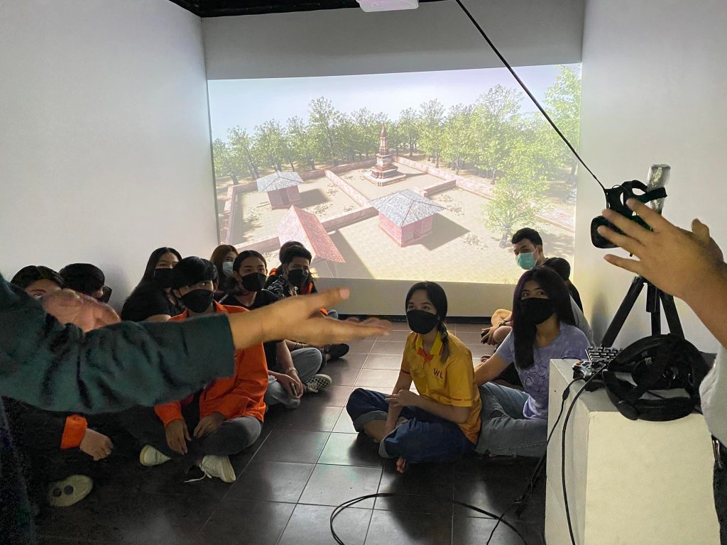 MTA Walailak University with Walailak Cultural Ashram Transfer knowledge about Virtual reality and apply it to the presentation of the ancient site of Tumbang