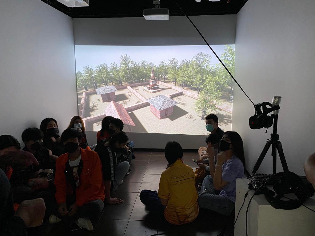 MTA Walailak University with Walailak Cultural Ashram Transfer knowledge about Virtual reality and apply it to the presentation of the ancient site of Tumbang