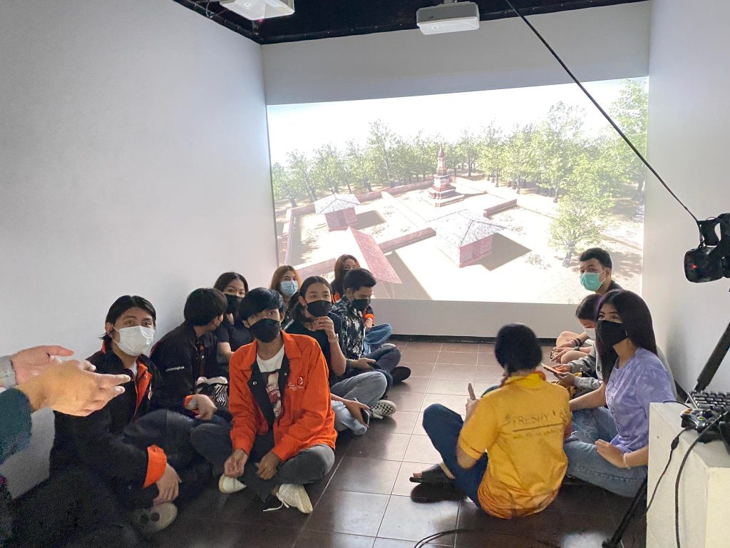 MTA Walailak University with Walailak Cultural Ashram Transfer knowledge about Virtual reality and apply it to the presentation of the ancient site of Tumbang