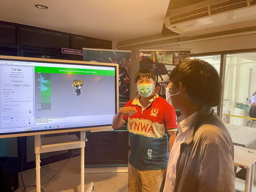 เรียนรู้การใช้งานของเครื่องสแกน 3 มิติ (3D Scanner)