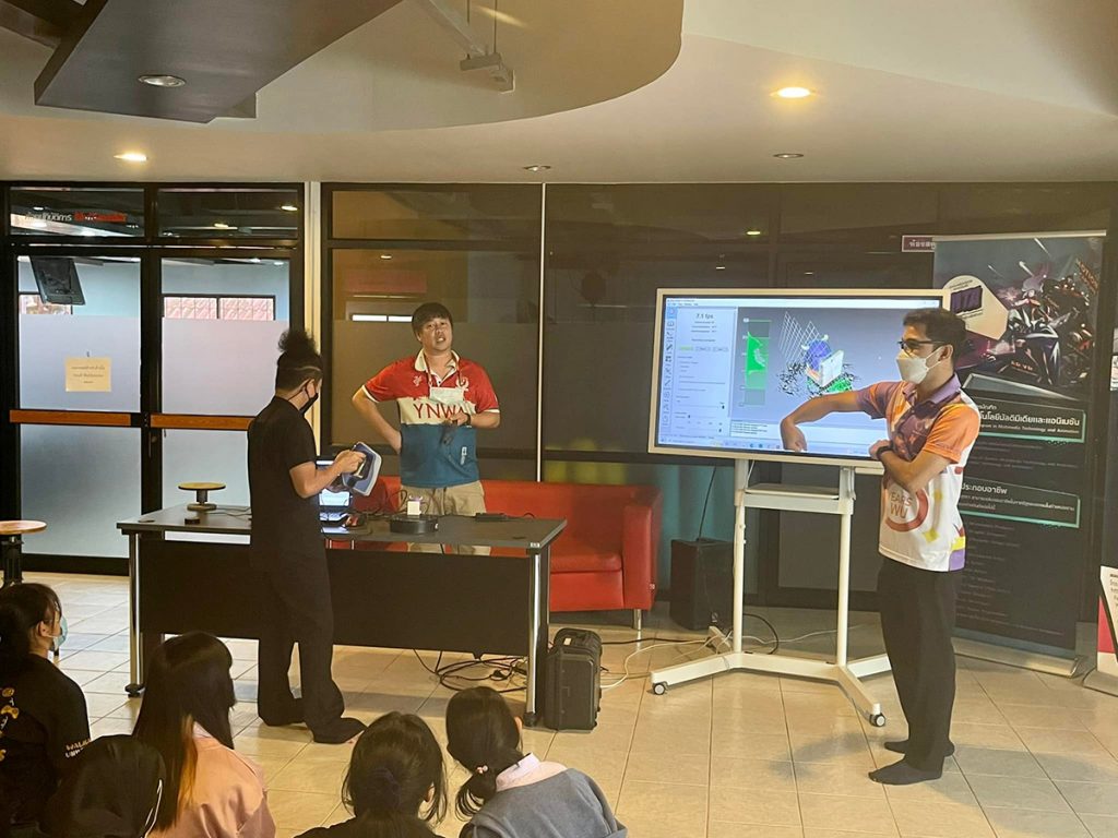 เรียนรู้การใช้งานของเครื่องสแกน 3 มิติ (3D Scanner)