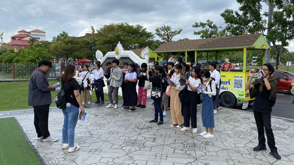 หลักสูตรเทคโนโลยีมัลติมีเดียแอนิเมชัน และเกม ลงพื้นที่เก็บข้อมูลพื้นที่ตั้งของอาณาจักรโบราณ เพื่อนำเสนอในรูปแบบแอนิเมชัน 2 มิติ