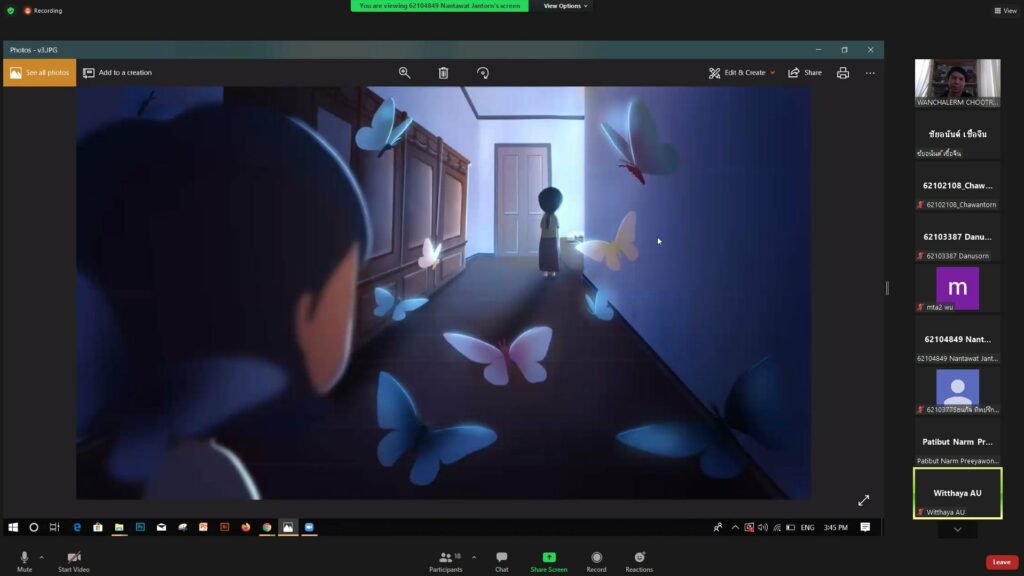 หลักสูตรเทคโนโลยีมัลติมีเดียแอนิเมชันและเกม จัดกิจกรรมนำเสนอโปรเจคจบ นศ.ปี 3 สายแอนิเมชัน ครั้งที่ 2