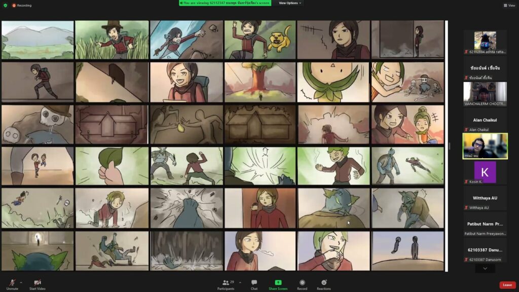 หลักสูตรเทคโนโลยีมัลติมีเดียแอนิเมชันและเกม จัดกิจกรรมนำเสนอโปรเจคจบ นศ.ปี 3 สายแอนิเมชัน ครั้งที่ 2