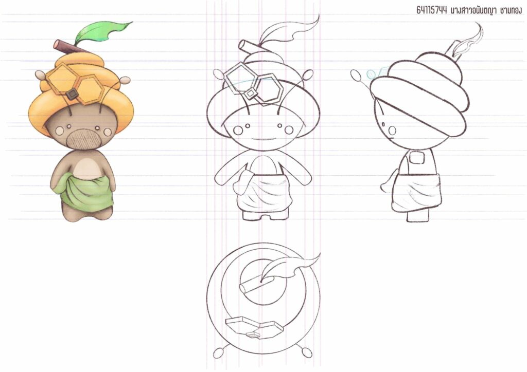 หลักสูตรเทคโนโลยีมัลติมีเดียแอนิเมชันและเกมกับการเขียน Model sheet ในรายวิชา Character design